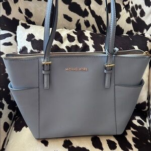 Michael Kors Blue Tote Bag